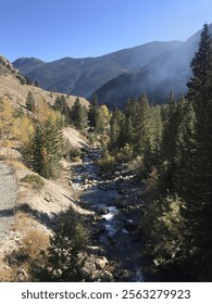 View from infamous Georgetown Loop, CO.