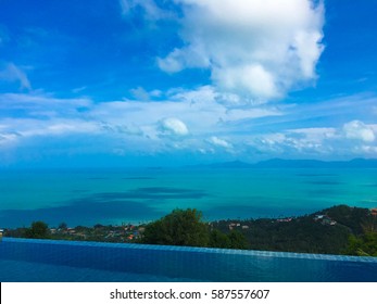 The View From A Infinity Pool Out Over The Ocean