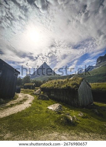 View from Renndølsetra at Innerdalen in Norway