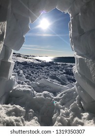 View From Inside Igloo