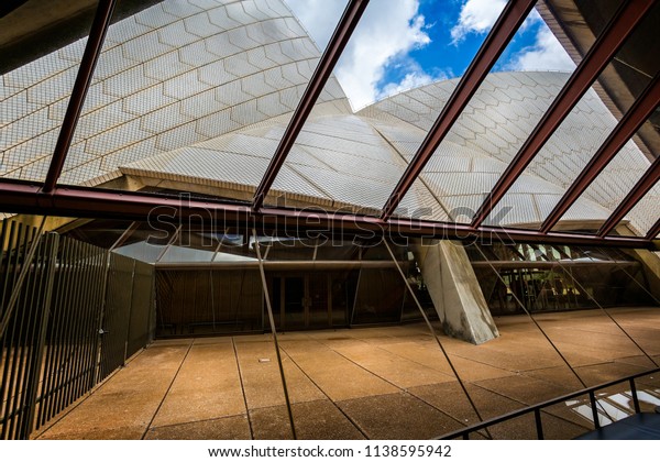 View Inside Sydney Opera House Sails Stock Image Download Now