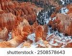 View from Inspiration Point at Bryce Canyon Amphitheatre, Bryce Canyon National Park, Utah, USA