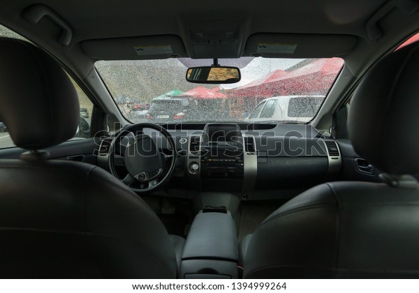 View of the\
interior of automobile. Car\
inside