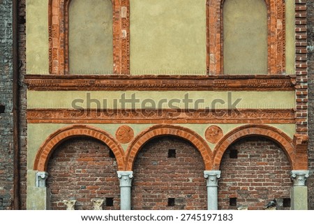 view of the interior of the Castle in the area of the Olympic flame during the 2026 Milano Cortina Winter Olympics, Milan, Italy