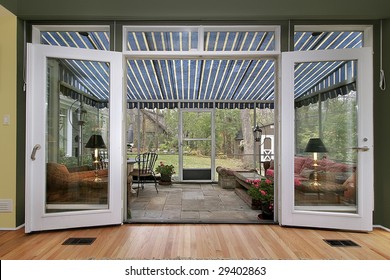 View Into Sun Room