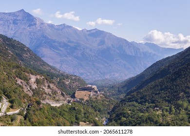 View Into The Susa Valley In The Beautiful Italian Alps