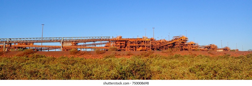 The View Of An Iron Ore Plant In Australia