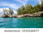 View of the island of boracay Philippines 