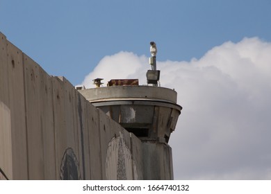 View Of  Israeli West Bank Barrier From Bethlehem