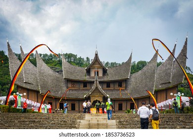 View Of Istana Basa Pagaruyung In Batusangkar, Sumater Barat.  Took This Photo When Covering Tour De Singkarak On 6 November 2018 