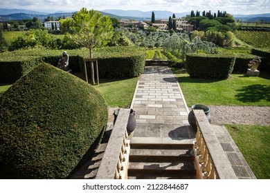 View From The Italian Villa On The Town.