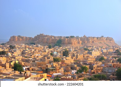 View Of Jaisalmer Fort And The City, Rajasthan, India