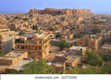 View Of Jaisalmer Fort And The City, Rajasthan, India