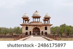 View of Jal Mahal, built by Shah Quli Khan in 1590 AD, Narnaul, Haryana, India.