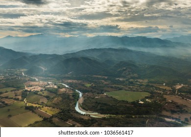 View Of Jalisco Mexico From The Air