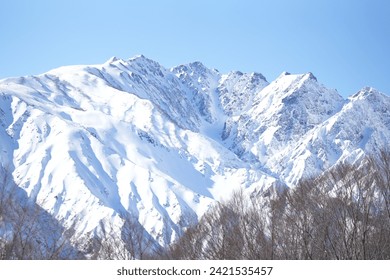 View of Japan alps in IWATAKE,Hakuba Nagano