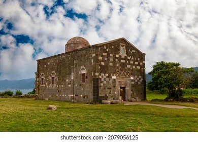 View Of Jason Church (Yason Kilisesi) In Cloudy Day, In Persembe, Ordu, Turkey.