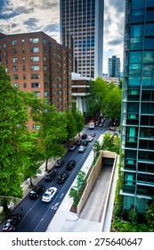 View Of Jefferson Street In Downtown Portland, Oregon.