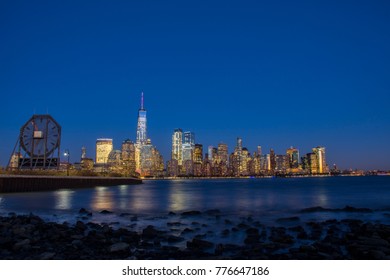 View From Jersey City's Morris Canal Park