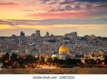 View To Jerusalem Old City. Israel