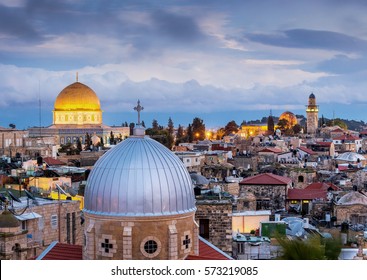 View To Jerusalem Old City. Israel