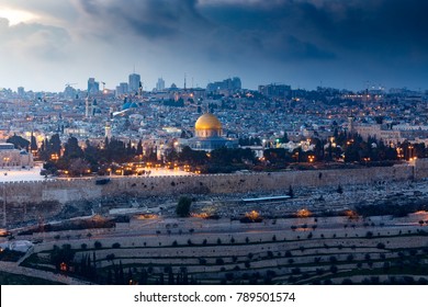 View To Jerusalem Old City. Israel