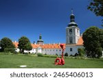 View of the Jesuit College in the Town of Kutna Hora, a UNESCO SITE in Central Bohemia, in Czechia, Czech Republic