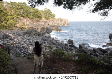 The View Of Jogasaki In Izu