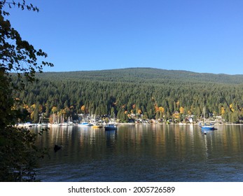 View Of Jug Island, BC, Canada