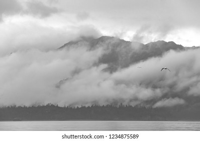 A View Of The Kachemak Bay State Park From Homer Spit, Alaska