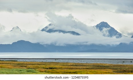 A View Of The Kachemak Bay State Park From Homer Spit, Alaska