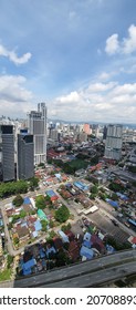 View Of Kampung Baru And Jalan Sultan Ismail, Kuala Lumpur. Tamu Hotel, Grand Season Hotel,Sultan Sulaiman Club House And Bank Pembangunan Malaysia Berhad. Sunny Day. Malaysia. November 2021