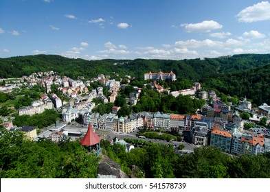 view of Karlovy Vary, Czech republic