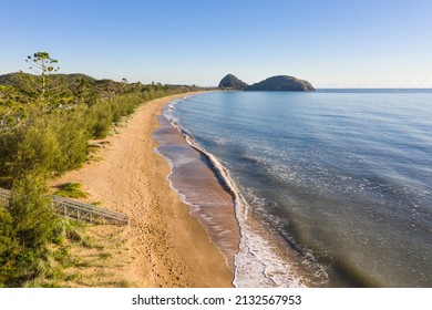 View Of Kemp Beach Towards  Rosslyn Bay Near Yeppoon On The Capricorn Coast In Queensland Australia