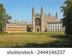 A view of Kings College Chapel, Cambridge, Cambridgeshire, England.