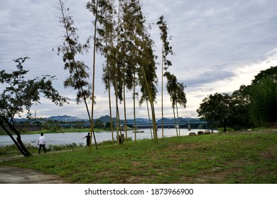 The View Of Kiso River In The Morning.