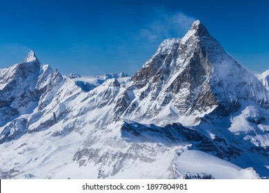 View from Klein Matterhorn, Zermatt in Switzerland