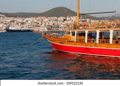 View Of Kusadasi Town. Turkey