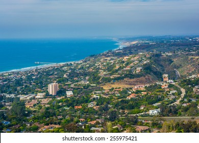 View of La Jolla, from Mount Soledad in La Jolla, California.