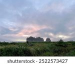 View of La Push First beach from the Quileute Oceanside resort