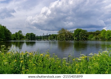 A view of the Lac de Christus lake and nature reserve on the outskirts of Saint-Paul-les-Dax