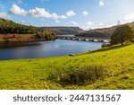 View of Ladybower Reservoir, Derbyshire, Peak District National Park, England, United Kingdom, Europe