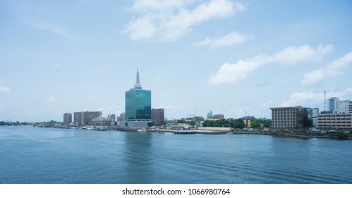 A View Of The Lagos Lagoon, Victoria Island In Lagos, Nigeria