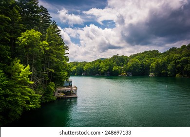 View Of Lake Burton, In Northern Georgia.