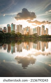 View Of Igapó Lake In The City Of Londrina, Brazil.