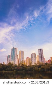 View Of Igapó Lake In The City Of Londrina, Brazil.