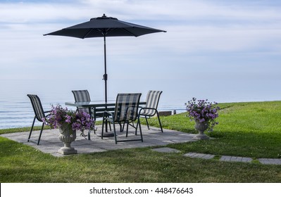 View Of Lake Erie From The Backyard Patio