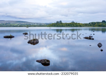 View of The Lake Eske in Donegal, Ireland