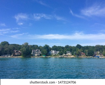 View Of Lake Houses On Torch Lake