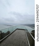 View of lake from ledge 